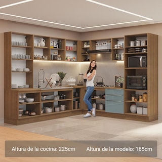 Foto 5 | Foto 5 | Cocina Integral Completa Armario De Vidrio Madesa Lux Mg 01