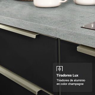 Foto 7 | Foto 7 | Kit Gabinete Bajo Con Armario De Vidrio Madesa Lux Bn 01