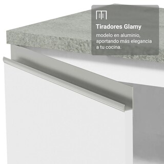 Foto 7 | Foto 7 | Kit Gabinete Bajo Con Armario De Vidrio Madesa Glamy 70 Mn 4