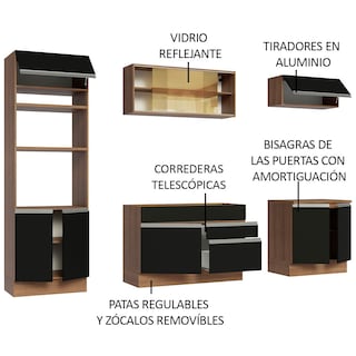 Foto 4 | Foto 4 | Cocina Integral Completa Modular Madesa Glamy 270cm Mn 07