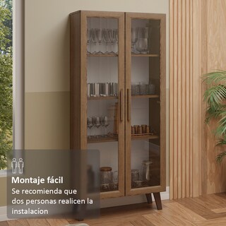 Foto 6 | Foto 6 | Mueble de Vidrio Madesa 2 Puertas