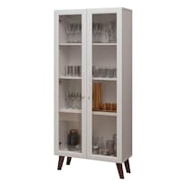 Mueble de Vidrio Madesa 2 Puertas