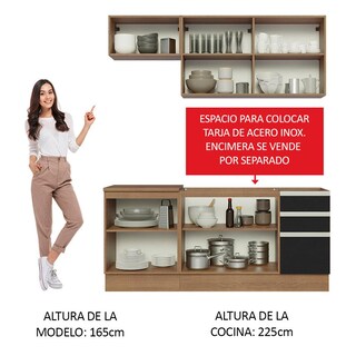 Foto 5 | Foto 5 | Cocina Integral Completa Modular Madesa Glamy 180cm Mn 07