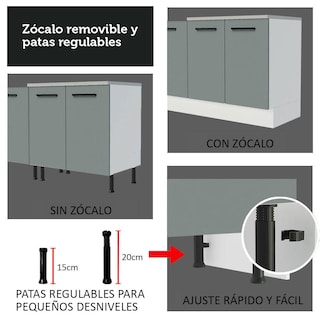 Foto 8 | Foto 8 | Cocina Integral Completa Modular Madesa Agata 290cm Bg 06