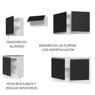 Foto 4 | Foto 4 | Cocina Integral Completa Modular Madesa Glamy 240cm Bn 09