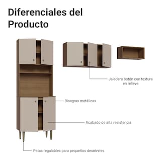 Foto 5 | Foto 5 | Cocina Integral Completa Modular Madesa Gourmet 235cm Mc