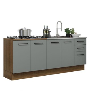 Foto 1 | Foto 1 | Cocina Integral Completa Modular Madesa Thêmis 220cm Bg 01