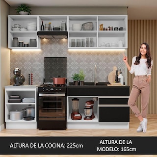Foto 5 | Foto 5 | Cocina Integral Completa Modular Madesa Glamy 240cm Bn 08