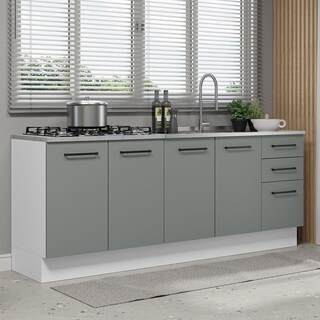 Foto 2 | Foto 2 | Cocina Integral Completa Modular Madesa Agata Con Pia 200cm Bg