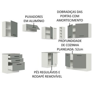 Foto 4 | Foto 4 | Cocina Integral Completa Modular Madesa Agata 399cm Bg 02
