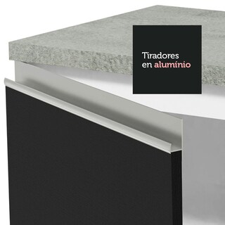 Foto 7 | Foto 7 | Cocina Integral Completa Madesa Glamy Blanco/negro Modular