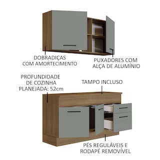 Foto 4 | Foto 4 | Cocina Integral Completa Modular Madesa Agata 150cm Mg 01