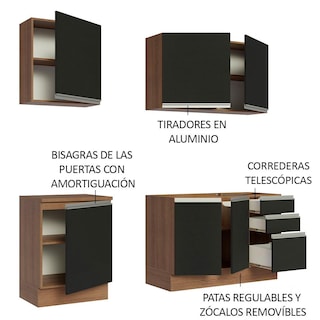 Foto 4 | Foto 4 | Cocina Integral Completa Modular Madesa Glamy 180cm Mn 05