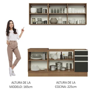 Foto 5 | Foto 5 | Cocina Integral Completa Modular Madesa Glamy 180cm Mn 05