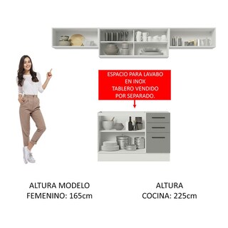 Foto 5 | Foto 5 | Cocina Integral Completa Modular Madesa Agata 280cm Bg 03
