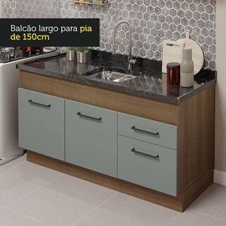 Foto 6 | Foto 6 | Cocina Integral Completa Modular Madesa Agata 150cm Mg 02