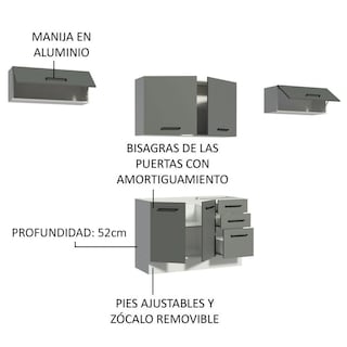 Foto 4 | Foto 4 | Cocina Integral Completa Modular Madesa Agata 280cm Bg 02