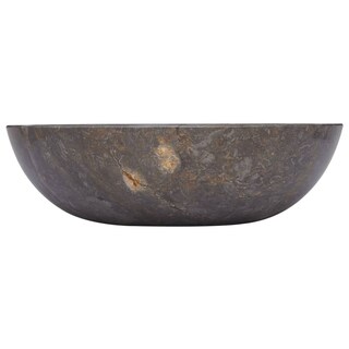 Foto 2 | Foto 2 | Fregadero Vidaxl Mármol Gris Ø40x12 Cm - Venta Internacional.