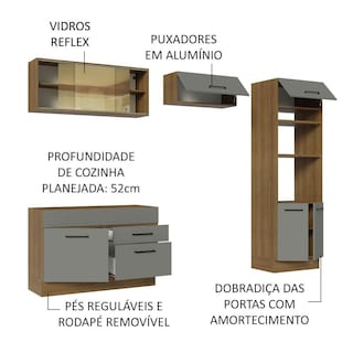 Foto 4 | Foto 4 | Cocina Integral Completa Modular Madesa Agata 270cm Mg 05