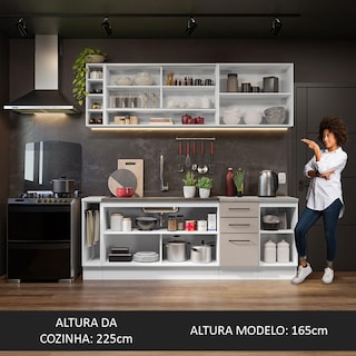 Foto 6 | Foto 6 | Cocina Integral Completa Modular Madesa Agata 220cm Bc 01