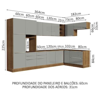 Foto 3 | Foto 3 | Cocina Integral Completa Modular Madesa Lux 546cm Mg 05