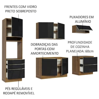 Foto 4 | Foto 4 | Cocina Integral Completa Modular Madesa Lux 260cm Mn 01