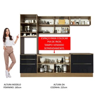 Foto 5 | Foto 5 | Cocina Integral Completa Modular Madesa Lux 260cm Mn 01