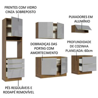 Foto 4 | Foto 4 | Cocina Integral Completa Modular Madesa Lux 260cm Mg 01