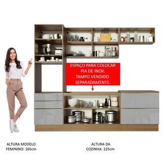 Foto 5 | Foto 5 | Cocina Integral Completa Modular Madesa Lux 260cm Mg 01