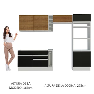 Foto 5 | Foto 5 | Cocina Integral Completa Modular Madesa Glamy 290cm Bn 10