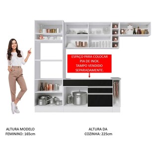 Foto 5 | Foto 5 | Cocina Integral Completa Modular Madesa Glamy 290cm Bn 07