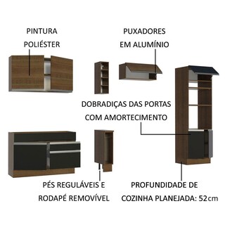 Foto 4 | Foto 4 | Cocina Integral Completa Modular Madesa Glamy 290cm Nm 06