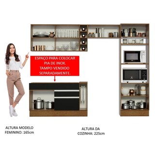 Foto 5 | Foto 5 | Cocina Integral Completa Modular Madesa Glamy 290cm Nm 06