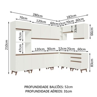 Foto 3 | Foto 3 | Cocina Integral Completa Modular Madesa Reims 462cm Bb 01