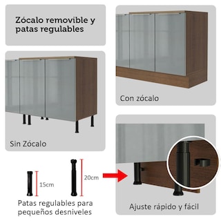 Foto 7 | Foto 7 | Cocina Integral Completa Modular Madesa Lux 240cm Mg 08