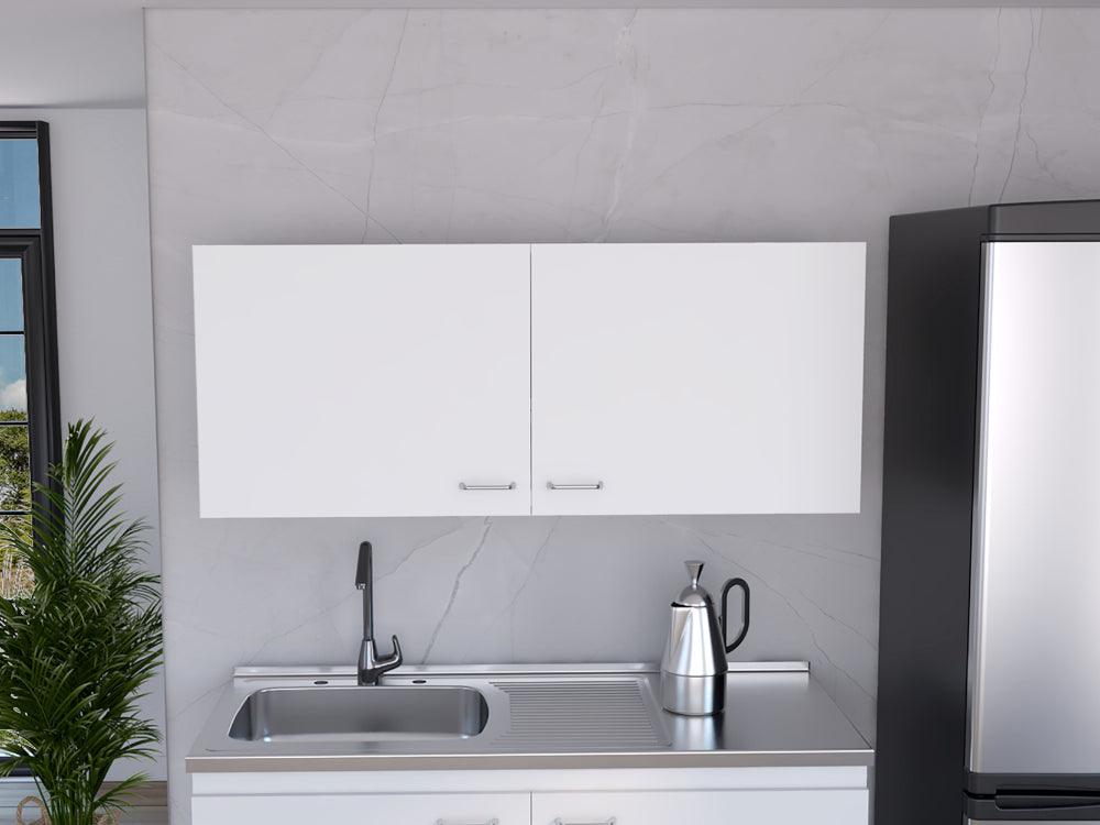 Gabinete Superior Cantabria Blanco con Dos Puertas Virtual Muebles