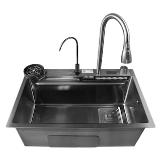 Foto 3 | Foto 3 | Tarja Fregadero Cocina Accesorios Premium 68x44.5x24.5cm Negro Gutstark Home
