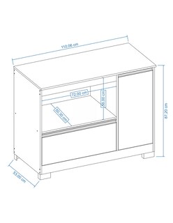 Foto 5 | Foto 5 | Mueble Organizador De Cocina Moderno Nt3060 Blanco