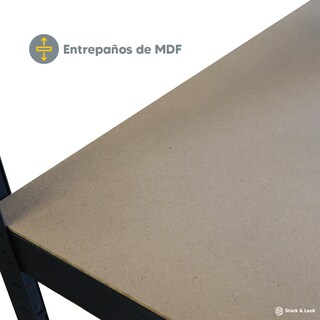 Foto 6 | Foto 6 | Estante Organizador Stock & Lock 4 Niveles Negro Mueble Multiusos