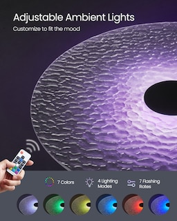 Foto 3 | Foto 3 | Mesas De Bar Redondas Vasagle Con Luces, Tapas De Cristal Y Base De Acero, Juego De 2 - Venta Internacional.