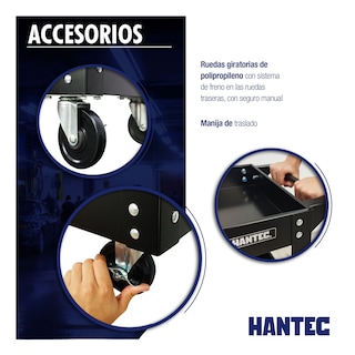Foto 3 | Foto 3 | Carro de Servicio Hantec HNTM980 color Negro