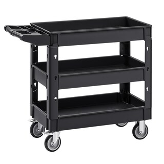 Foto 1 | Foto 1 | Carrito Utilitario Vevor De Plástico De 3 Niveles Con Capacidad De 250 Kg Con Ruedas Giratorias - Venta Internacional.