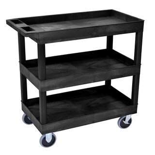 Foto 1 | Foto 1 | Carrito Utilitario Luxor Ec111hd-b Con 3 Estantes, Capacidad De 500 Libras - Venta Internacional.