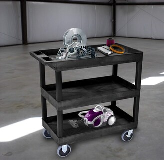 Foto 4 | Foto 4 | Carrito Utilitario Luxor Ec111hd-b Con 3 Estantes, Capacidad De 500 Libras - Venta Internacional.