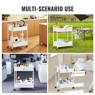 Foto 6 | Foto 6 | Carrito De Laboratorio Vevor De 2 Niveles De Acero Inoxidable Con 2 Cajones De 220 Libras - Venta Internacional.