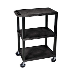 Foto 1 | Foto 1 | Carrito Utilitario Luxor Wt34s Con 3 Estantes, Color Negro Tuffy, 24 X 18 X 34 Pulgadas - Venta Internacional.