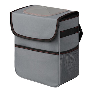 Foto 1 | Foto 1 | Tapa De Basurero Healsmart De 2 Galones Y Bolsillos De Almacenamiento Gris - Venta Internacional.
