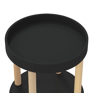 Foto 5 | Foto 5 | Trolley Vidaxl Escandinavo 3 Niveles Madera De Ingeniería Negra - Venta Internacional.
