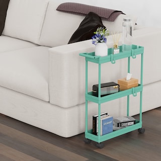 Foto 6 | Foto 6 | Carrito De Almacenamiento Simple Houseware De 3 Niveles Delgado Y Estrecho Turquesa - Venta Internacional.