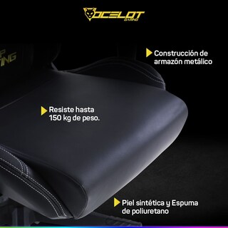 Foto 7 | Foto 7 | Silla Ocelot Gaming OGS-01 Negro